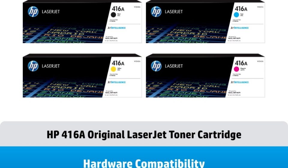 ภาพสินค้า ตลับหมึกHP 416A / 416X | หมึกปริ้นเตอร์เลเซอร์ สี / สีดำ Original LaserJet Toner Cartridge HP แท้