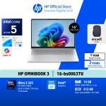 ภาพสินค้า HP OmniBook 3 | Ultra 5 325 | Intel Graphics | 16/512 | 16" 2K OLED | Win11+MS24 | 2Yrs HP แท้