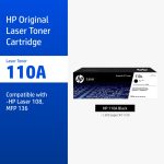 ภาพสินค้า HP 110A Black Original Laser Toner Cartridge | ตลับหมึกเลเซอร์สีดำ HP แท้