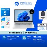 ภาพสินค้า HP OmniBook 3 | Core 5 210H | Intel Graphics | 14" 2K OLED | 16/512 | Copilot+ PC | Win11+MS24 HP แท้