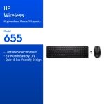 ภาพสินค้า HP 655 Wireless Keyboard and Mouse Combo TH Layouts HP แท้