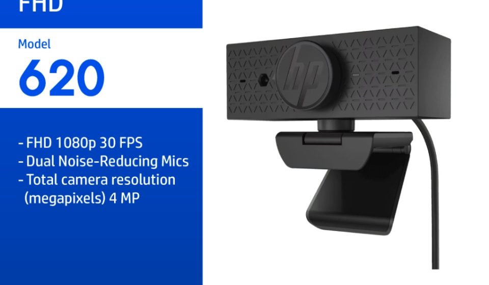 ภาพสินค้า HP 620 FHD Webcam 90° HP แท้
