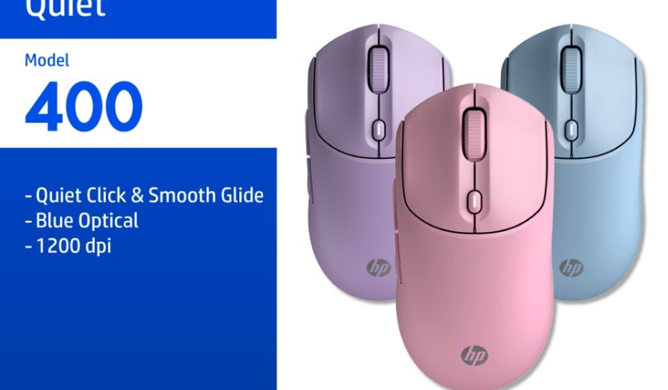 ภาพสินค้า HP 400 Quiet Wireless Mouse | เมาส์ไร้สาย 6000DPI เงียบ HP แท้