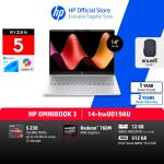 ภาพสินค้า HP OmniBook 3 | Ryzen 5 230 | Radeon 760M | 12GB/512GB | 2K 14" | Win 11 | Laptop AI 14-hw0019AU HP แท้