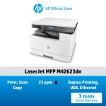 ภาพสินค้า HP LaserJet เครื่องพิมพ์ MFP M42623dn / รองรับ A3 / A4 / Duplex / Warranty 3Y Onsite HP แท้