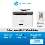ภาพสินค้า HP Printer Color Laser MFP 179fnw | Color Printer | A4| Print Scan Copy Fax Wireless 3-in-1| 3 Yrs HP แท้