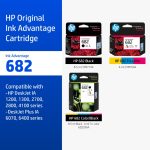 ภาพสินค้า ตลับหมึก HP 682 Black/ Tri-color Original Ink Advantage Cartridge HP แท้