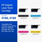 ภาพสินค้า ตลับหมึกHP 410A / 410X | หมึกปริ้นเตอร์เลเซอร์ สี / สีดำ Original LaserJet Toner Cartridge HP แท้