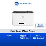 ภาพสินค้า HP Printer Color Laser 150nw / 150a / MFP 179fnw | เครื่องพิมพ์สี | รับประกัน 3 ปี Onsite | USB , Ethernet , Wi-Fi HP แท้