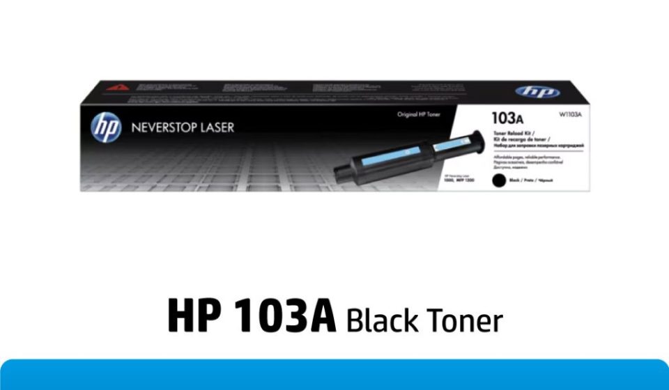 ภาพสินค้า ตลับหมึกHP 103A | หมึกปริ้นเตอร์เลเซอร์ สีดำ Original Neverstop Laser Toner Reload Kit HP แท้