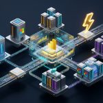 ภาพปกบทความการสร้างรายงานและนำเข้าข้อมูลประเภท Big Data ใน Power BI สไตล์ 3D Isometric