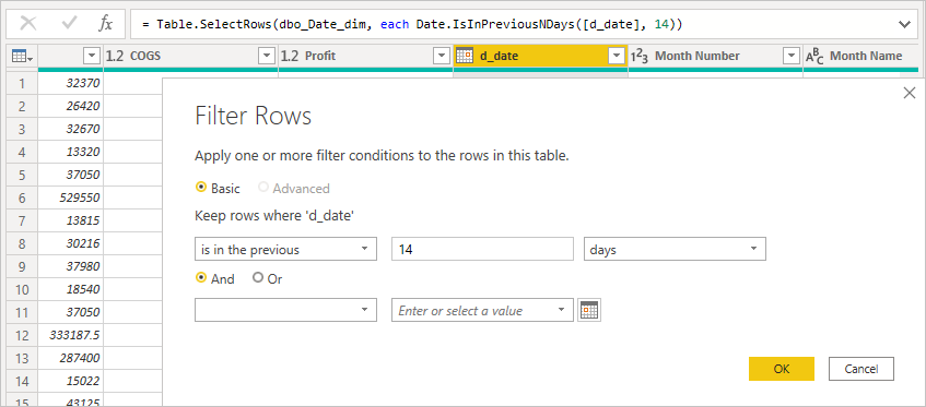 หน้าต่าง Data Connectivity mode ใน Power BI เลือกระหว่าง Import และ DirectQuery