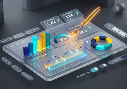 ภาพปกบทความการสร้างและปรับแต่งรายงานใน Power BI Desktop แดชบอร์ดสวย เข้าใจง่าย